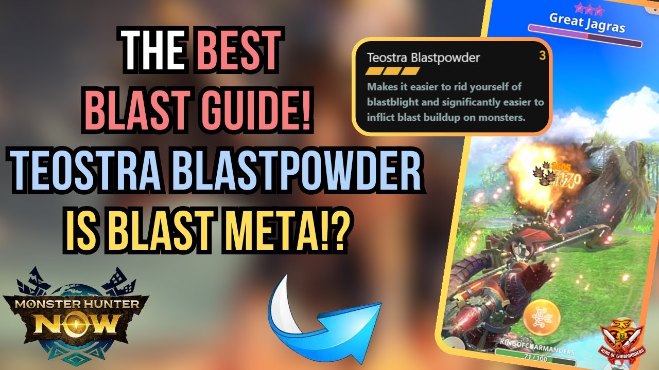 ЛУЧШИЙ ГИД ПО ВЗРЫВУ! Анализ пороха Teostra! Взрыв — это МЕТА!? 1 Monster Hunter теперь