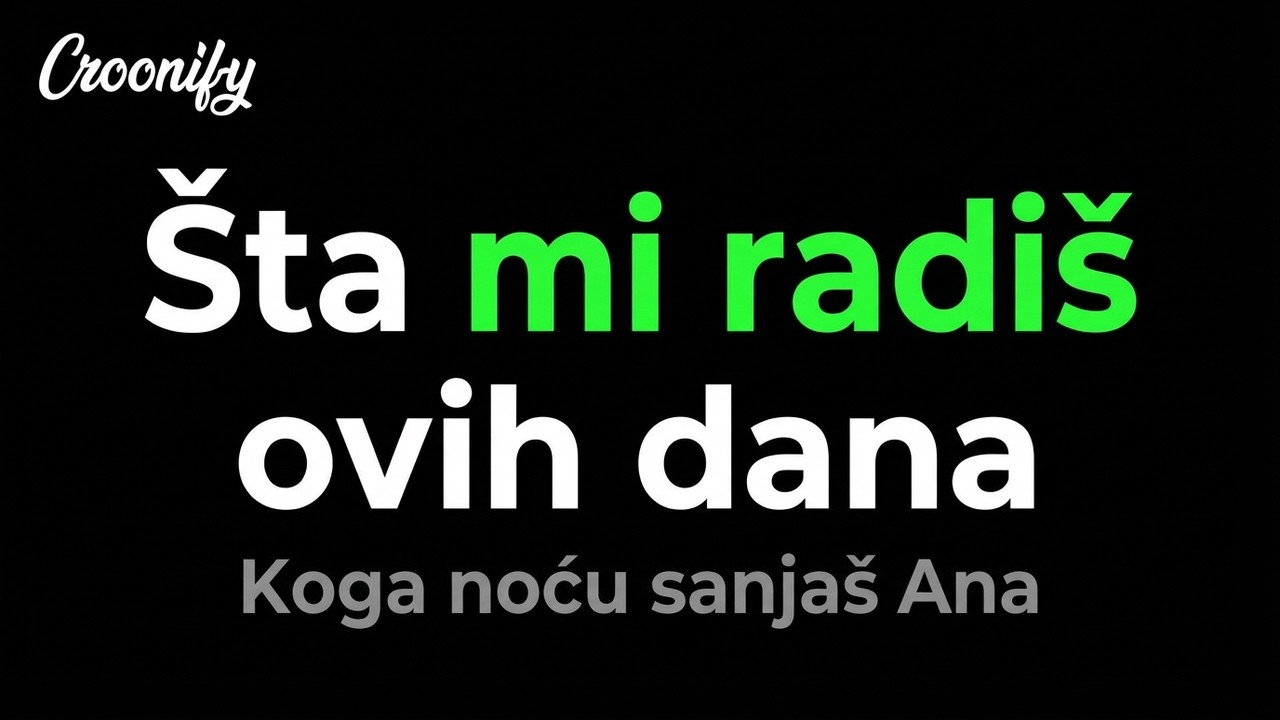 ❤️🎵🎶 Grupa Legende - Ana [karaoke] 🎶🎵❤️ | Love karaoke #karaoke #music #video