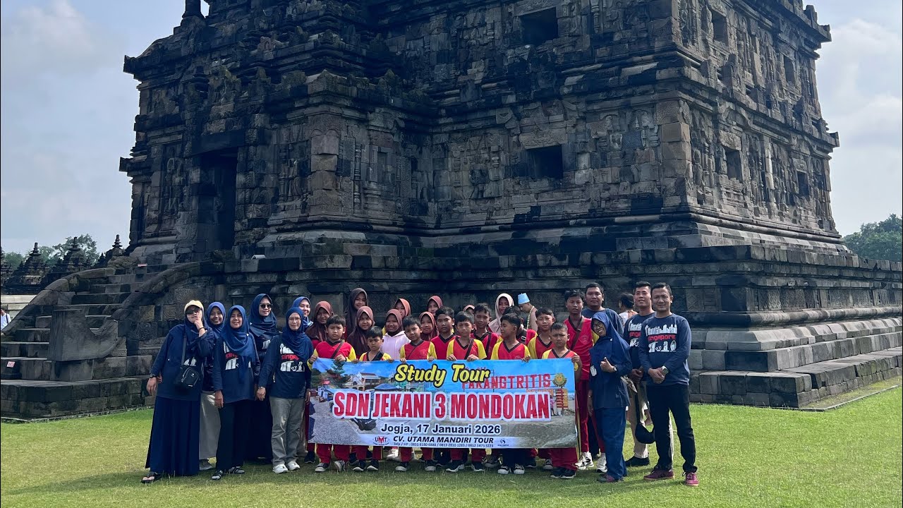 STUDY TOUR SD N JEKANI 3 MONDOKAN GOES TO JOGJAKARTA 17 JANUARI 2025 | UMT TOUR TRAVEL
