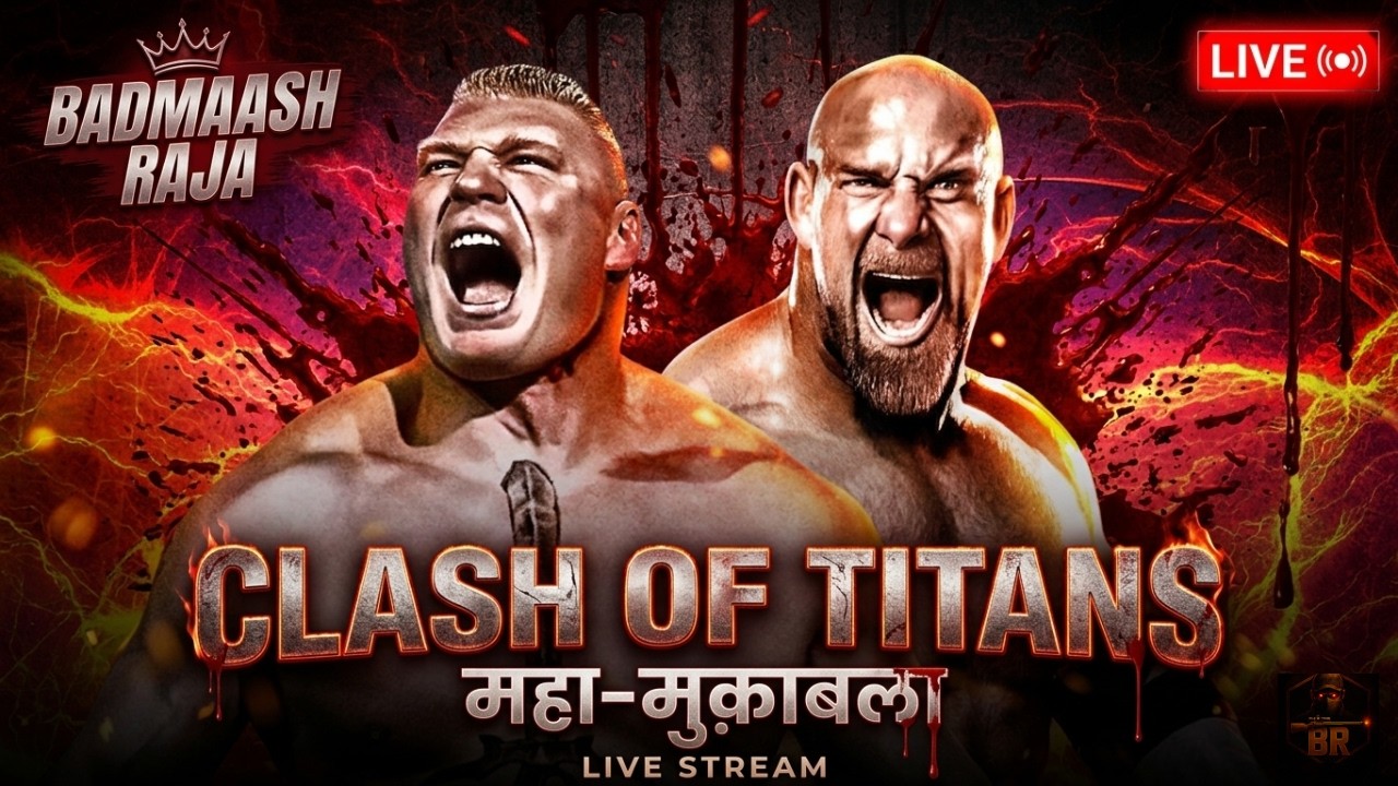 BROCK LESNAR vs GOLDBERG – Kaun Hai Asli Monster? 😈 | WWE 2K26 Live #BadmaasRaja  Vertical  Live