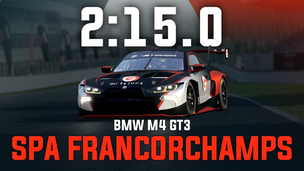 Spa Francorchamps 2:15.0 - BMW M4 GT3 - GO Setups | ACC 1.10.2