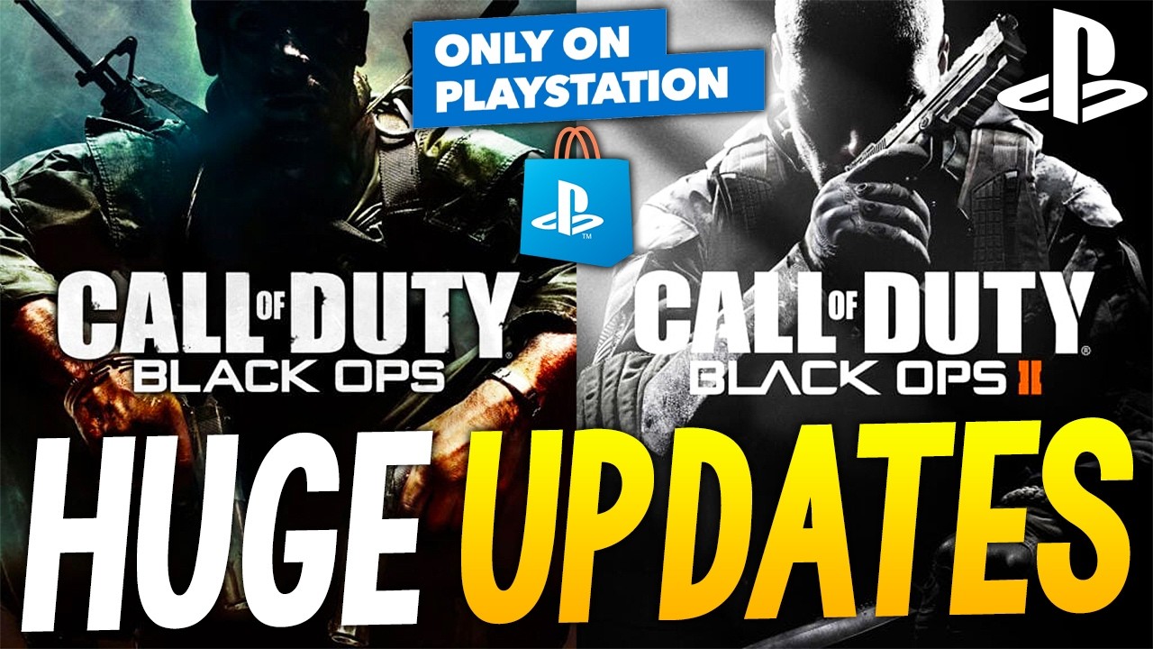 КРУПНЫЕ ОБНОВЛЕНИЯ Call of Duty Black Ops 1 и Black Ops 2 для PlayStation + другие новости игр дл...