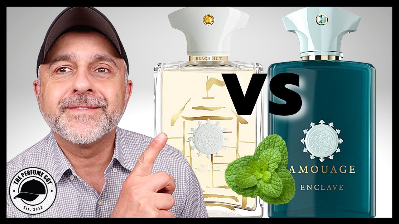 AMOUAGE BEACH HUT MAN VS AMOUAGE ENCLAVE | Which Amouage Minty Fragrance Is Your Favorite?