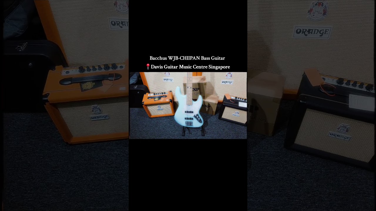 Bacchus WJB-CHIIPAN Bass Guitar at Davis Guitar Music Centre Singapore Official Distributor