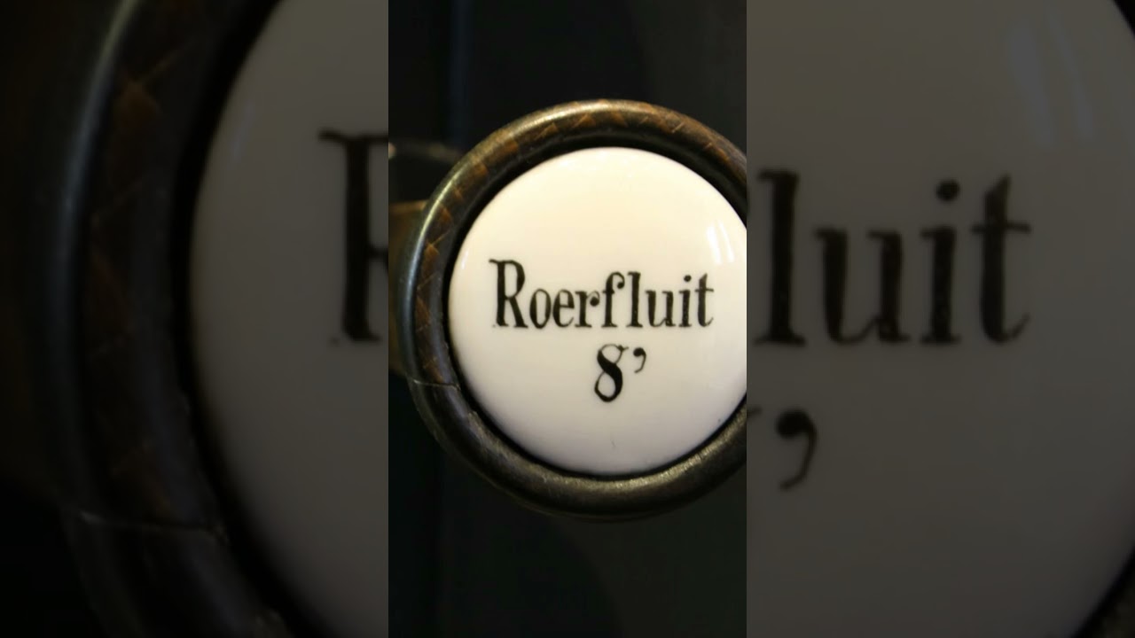 Roerfluit 8', een blokfluit gelijk | Zwier van Dijk orgel Genemuiden 1885 