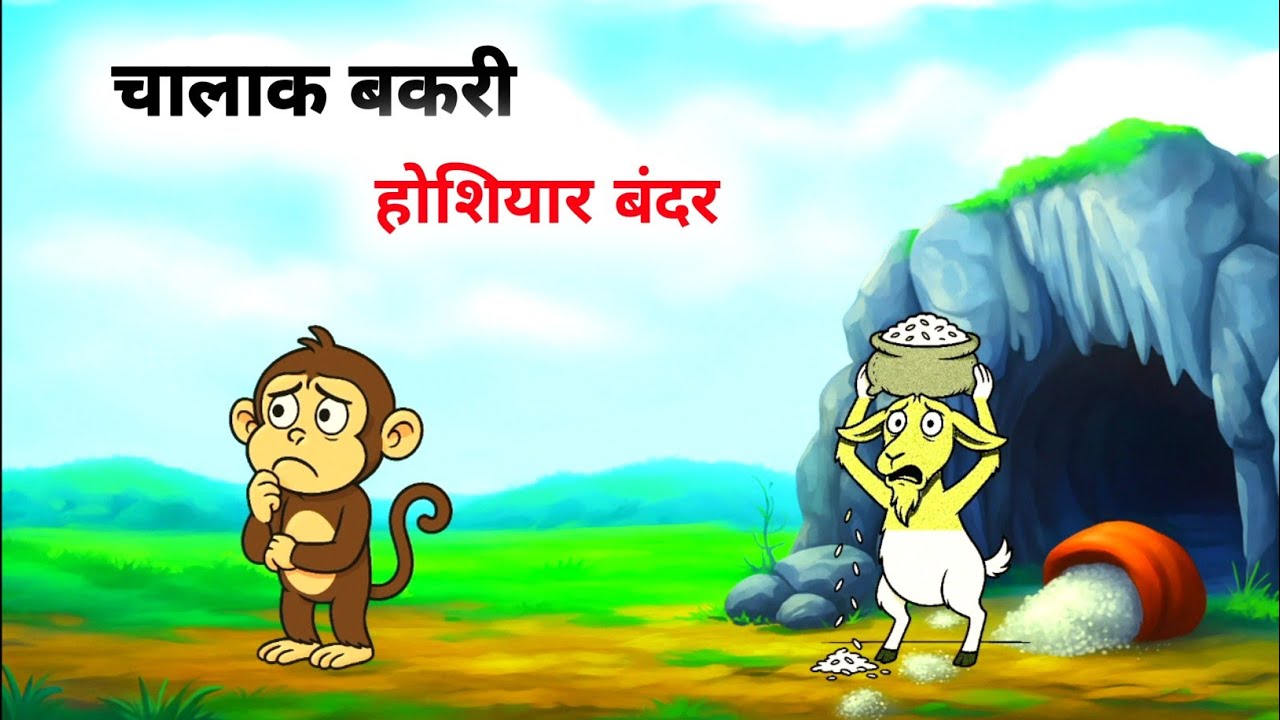 चालाक बकरी और होशियार बंदर |hoshiyar Bandar | Part 01 | Cartoon Stories