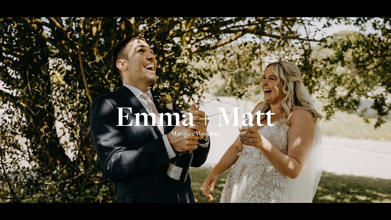 Emma + Matt | Action Packed Marquee Wedding | Cornwall Wedding Film