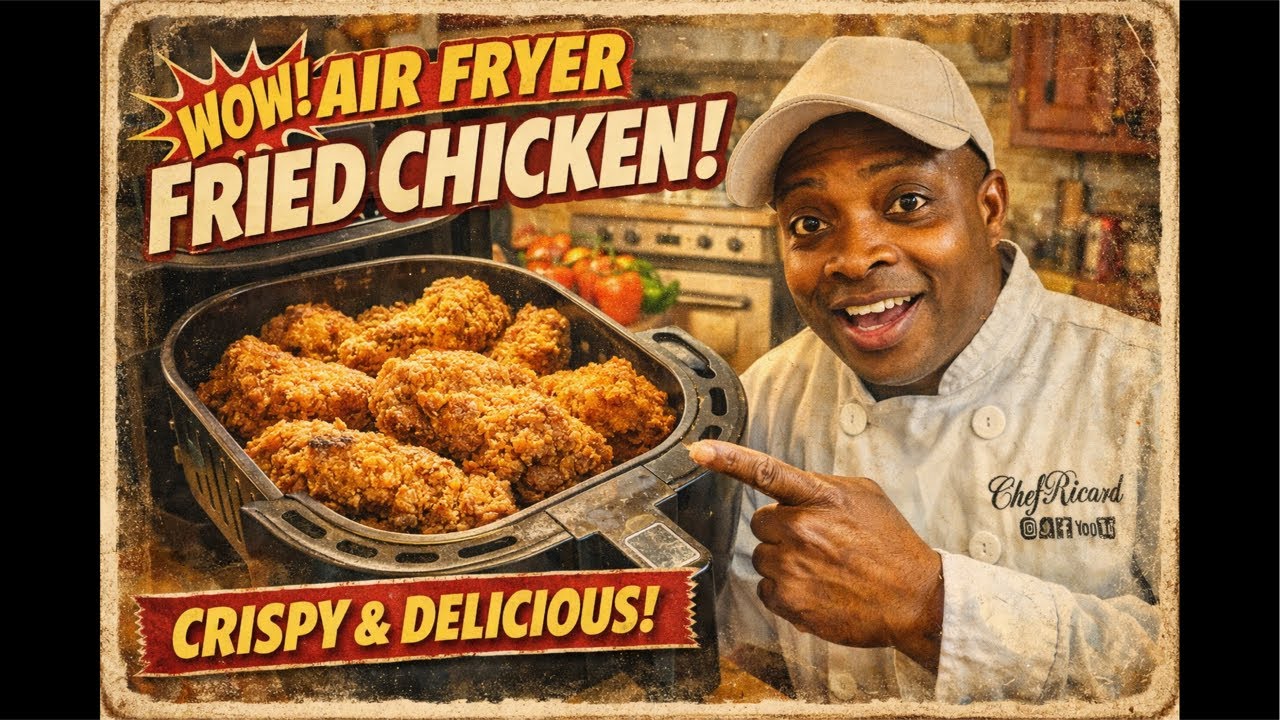 This Air Fryer Fried Chicken Is TOO Crispy to Believe!