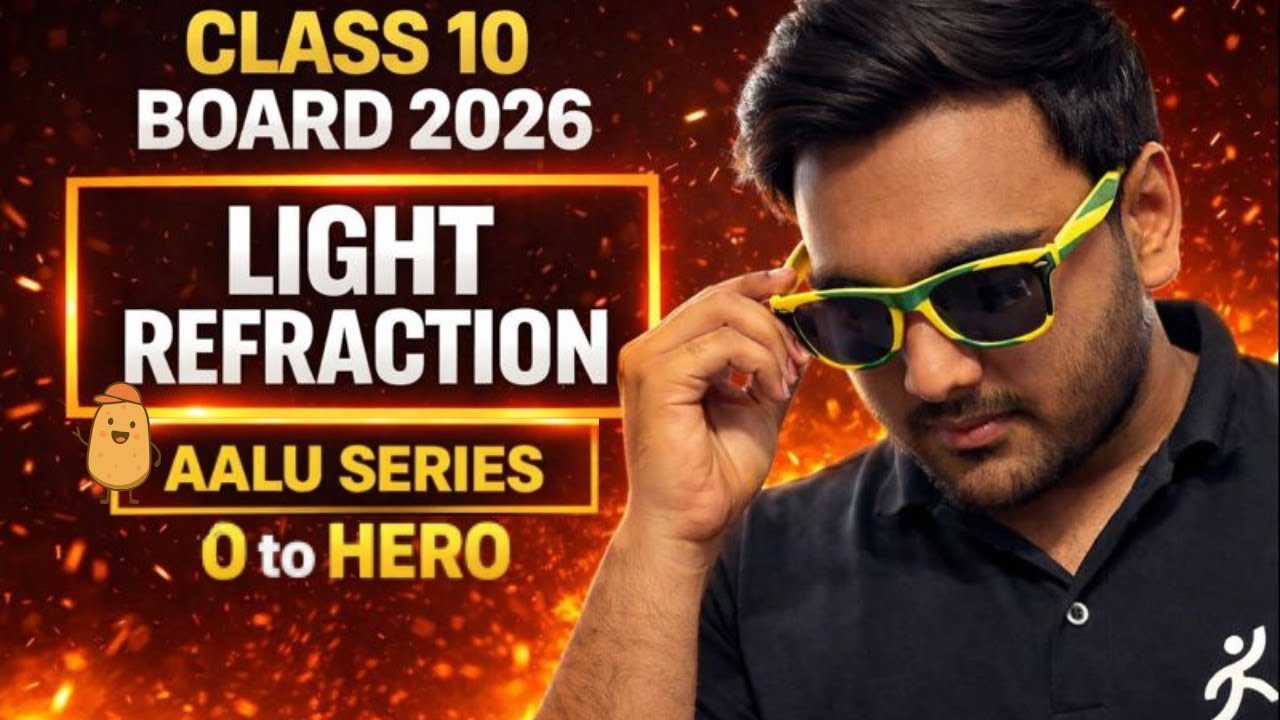 Light Refraction One Shot | Class 10 Physics | CBSE BOARD 2026 | AALU Series by Ansh Sir