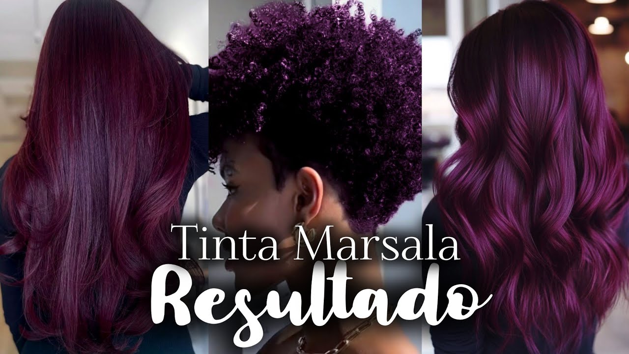 Tinta Marsa em Cabelos Castanhos : Igora, Maxton, Amend, Salon Line... #cabelomarsala