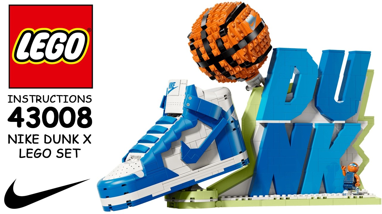 LEGO Instructions: 43008 Nike Dunk x LEGO Set | LEGO Nike Sets