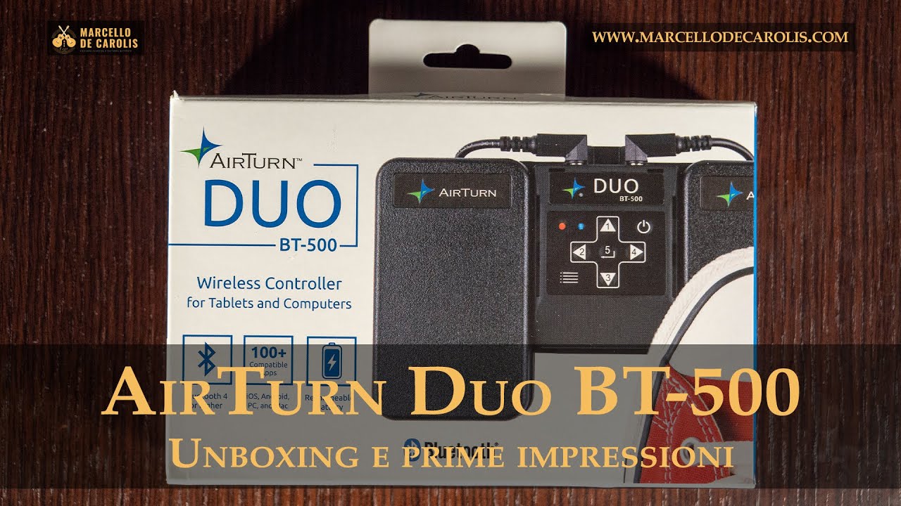 AirTurn Duo 500 – pedale Bluetooth