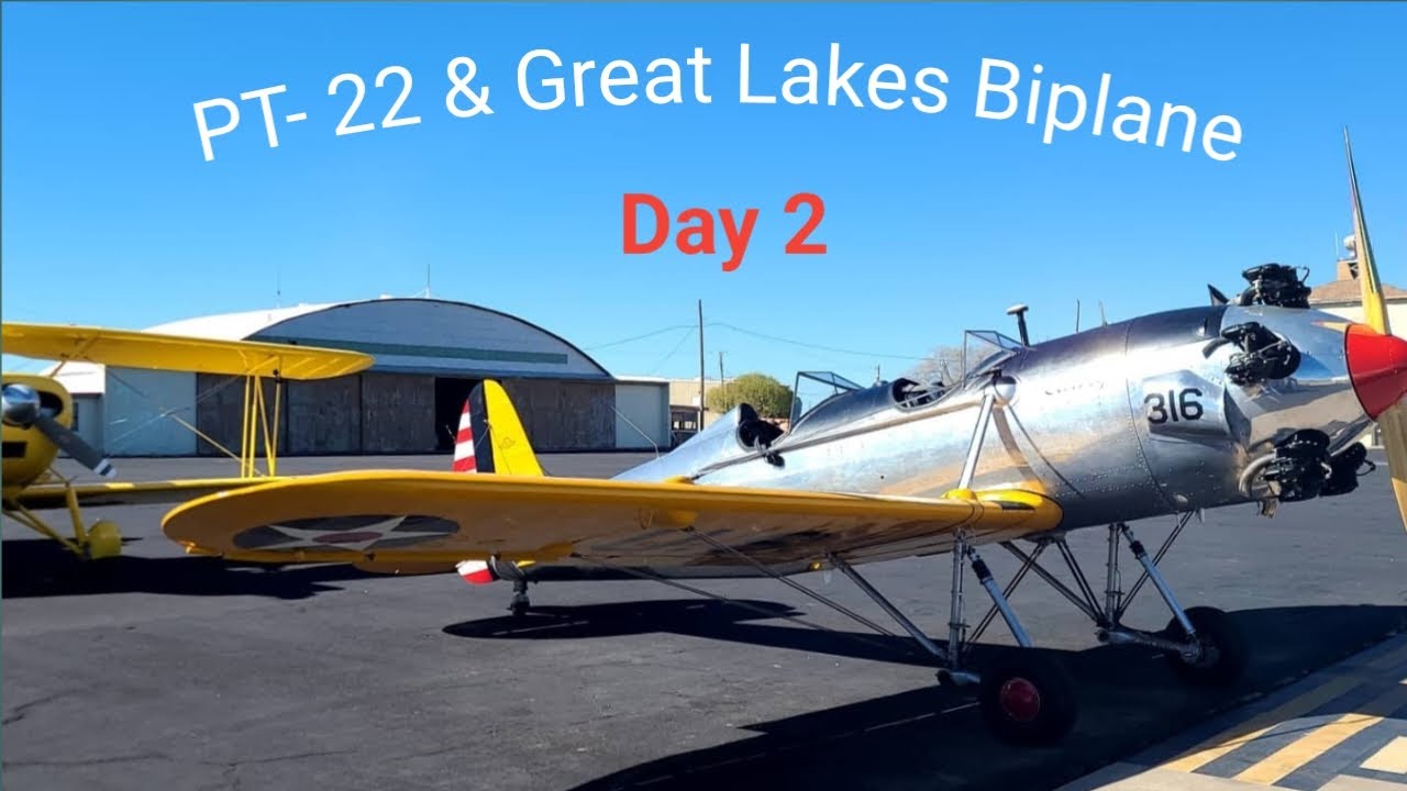 Ryan PT 22  and Great Lakes Ferry Day 2 across the country