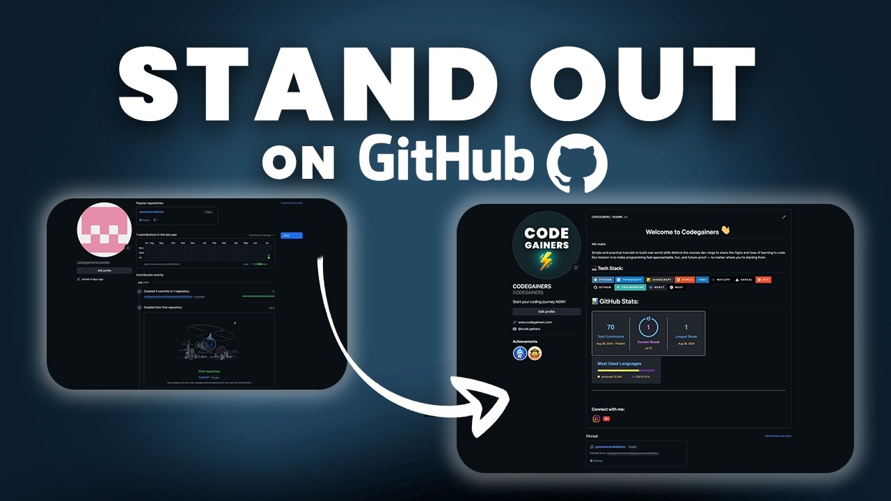 🚀 Level Up Your GitHub Profile with a Custom README ✨