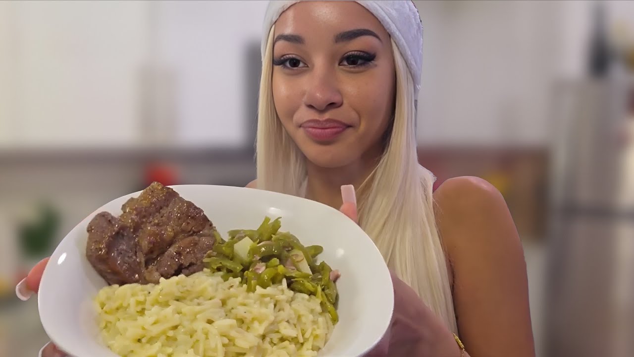 Cooking Rice & Steak with Ryaah