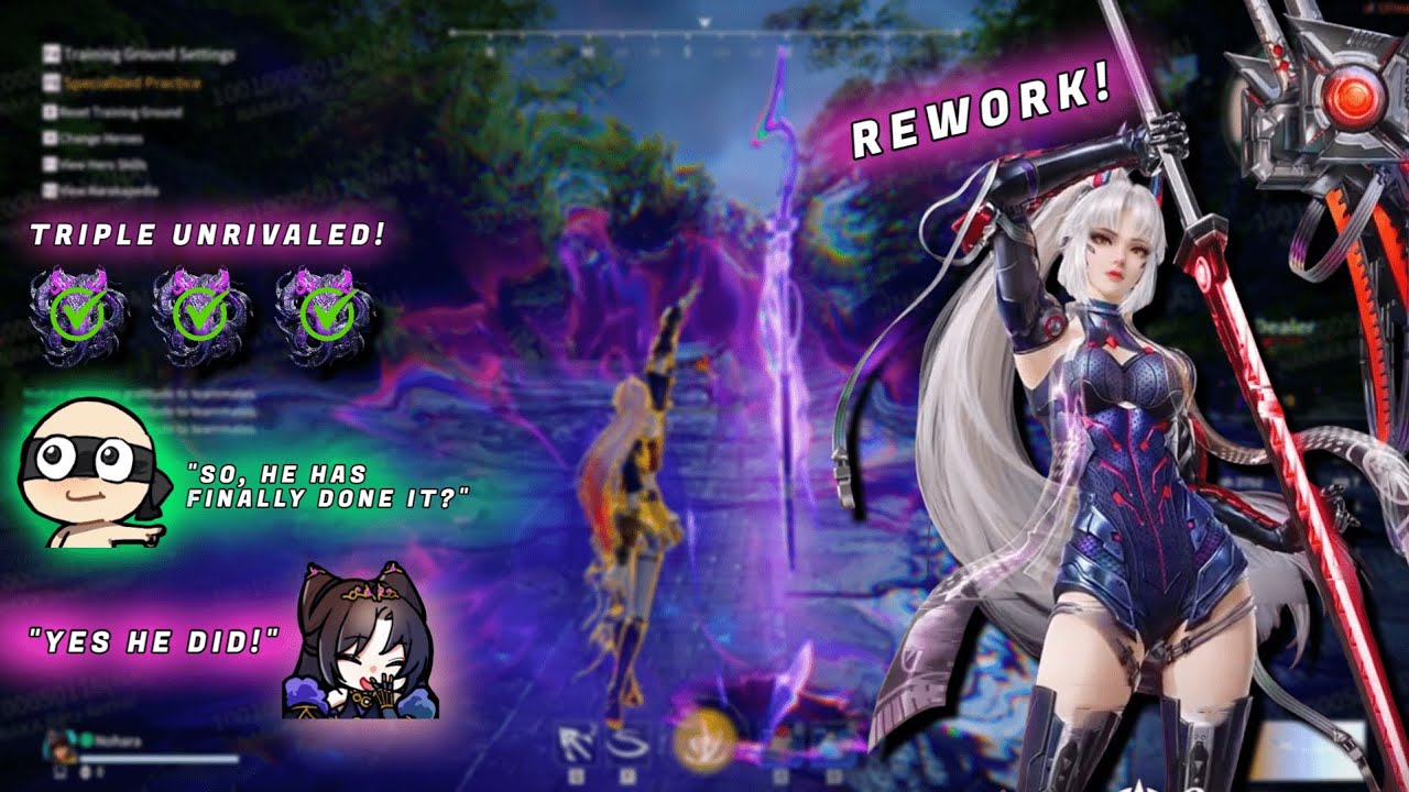 YOTO HIME REWORK! New Yoto Hime Gameplay Showcase & Triple Unrivaled Asura! NARAKA: Bladepoint