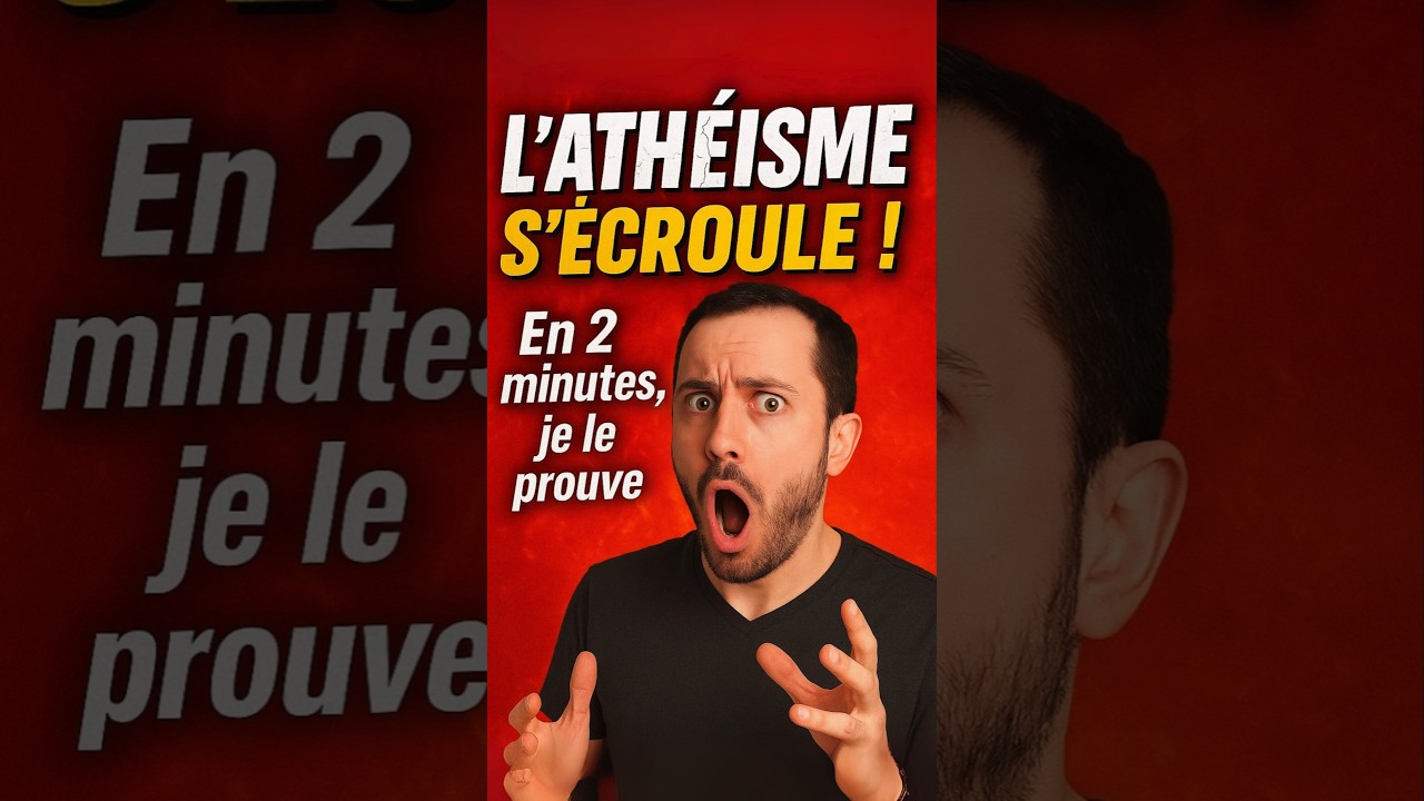 2 MINUTES pour D&Eacute;TRUIRE l&rsquo;ATH&Eacute;ISME #Ath&eacute;isme #Spiritualit&eacute; #D&eacute;batReligieux #islam