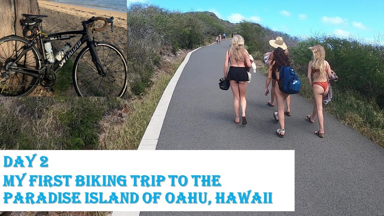 Day 2. Cycling in the Paradise Island of Oahu Hawaii