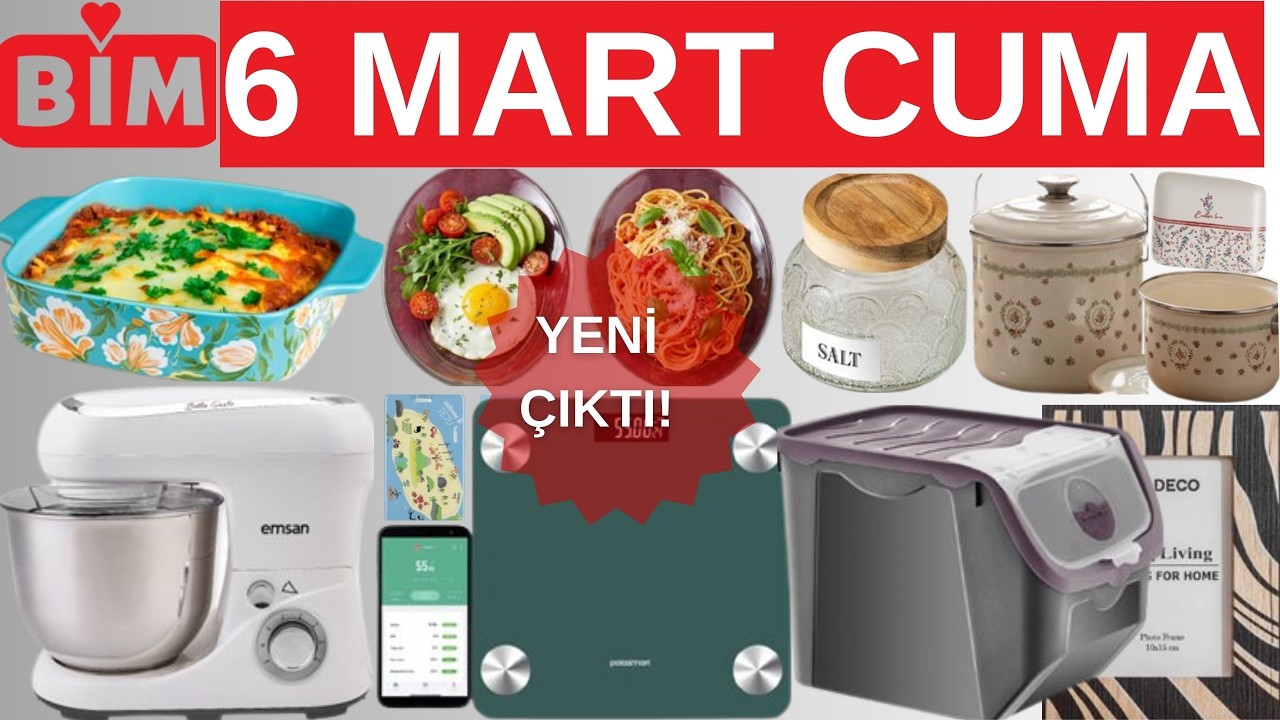 BU HAFTA BİM İNDİRİM! 6 MART BİM ERKEN KATALOG (HATIRLATMA) I BU HAFTA BİM#bim #market #fiyat