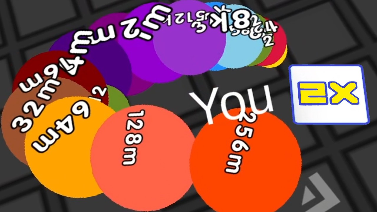 BALL SNAKE 2048.io NEW Game  🎲 How to play 🎲 Gameplay