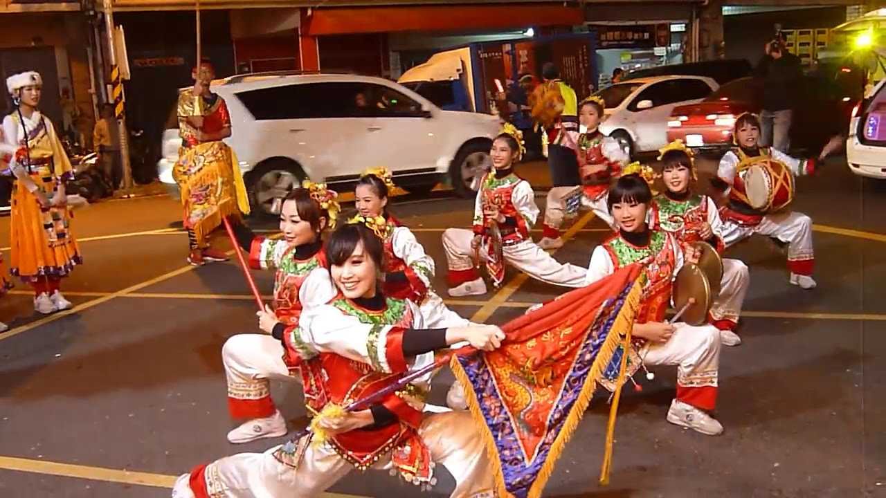 ＃六合境大埔福德祠實況【＃東方藝術團跳鼓陣 天山鼓舞 雙面扇】2016.2.28.歲次丙申年台南市六合境大埔福德祠福德正神聖誕千秋平安遶境
