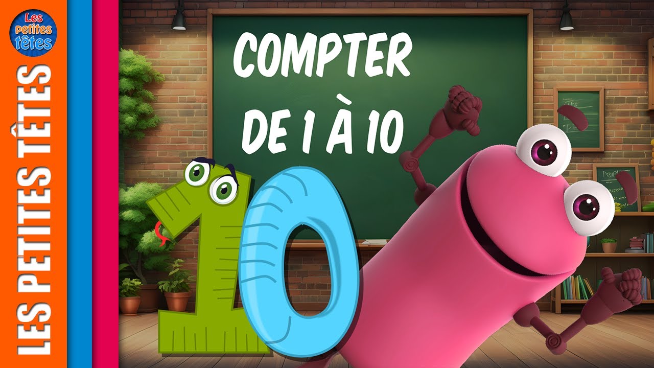 Apprendre les chiffres de 1 à 10 et compter en s'amusant avec une chanson