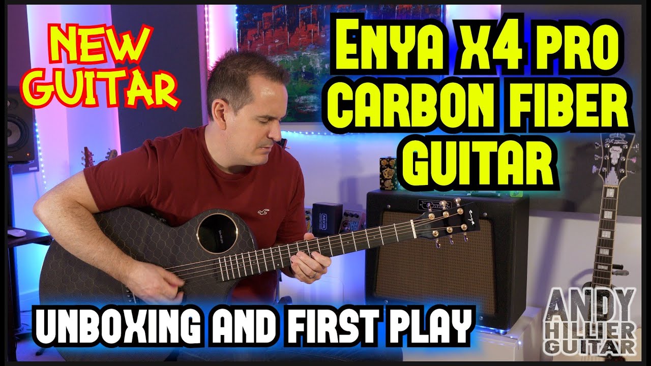 Enya X4 Pro Guitar Unboxing and First Play! Carbon Fiber Guitar???