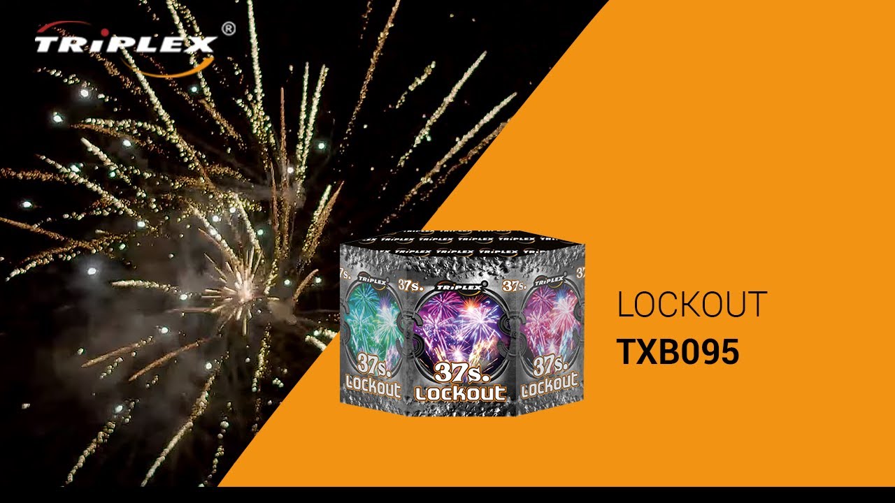 FAJERWERKI TXB095 LOCKOUT TRIPLEX FIREWORKS