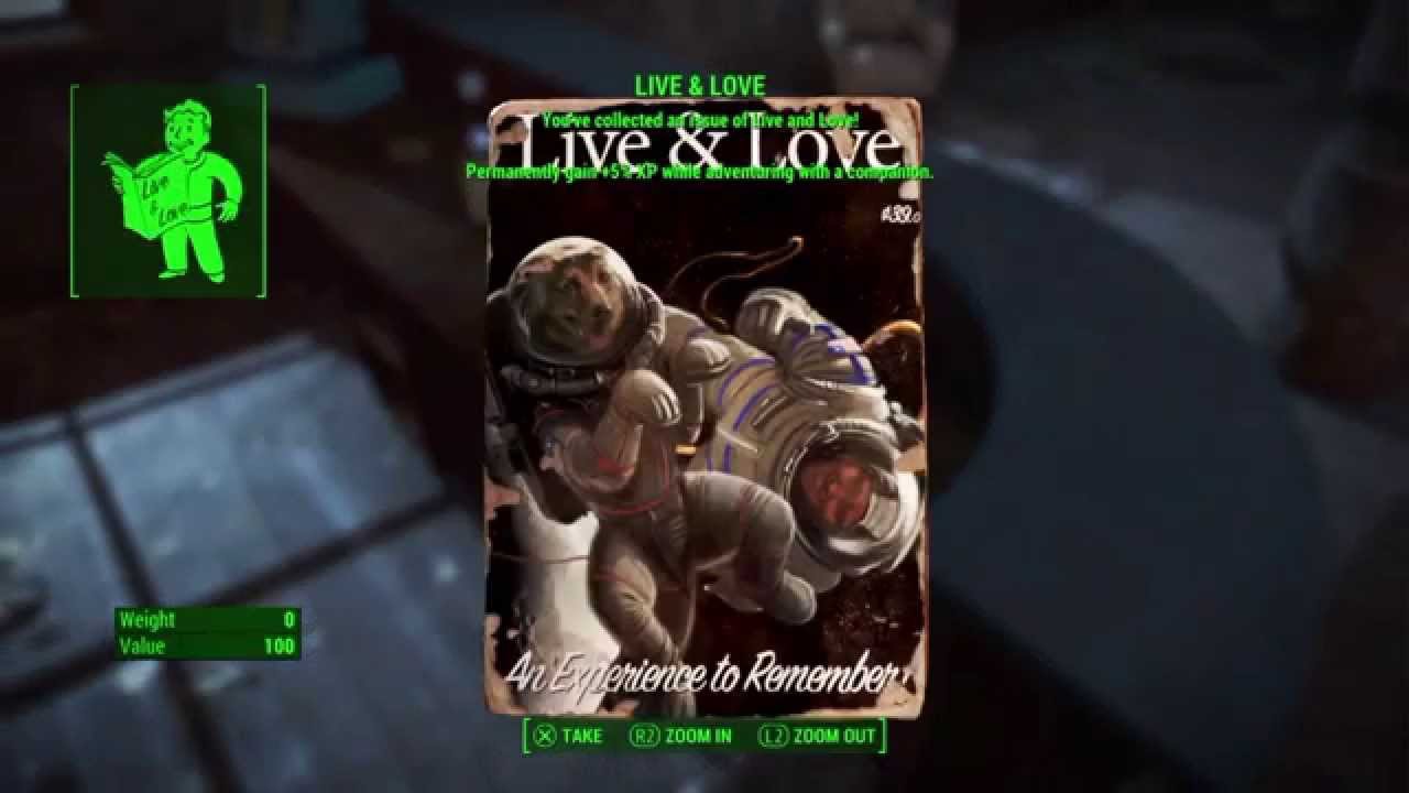 Fallout 4- live & love magazine (Hotel Rexford)