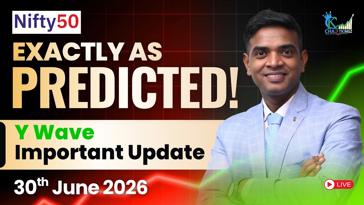Exactly As Predicted! Nifty Came Exactly Into Y Wave Zone | Now What? | 30 June 2026 | Chartkingz