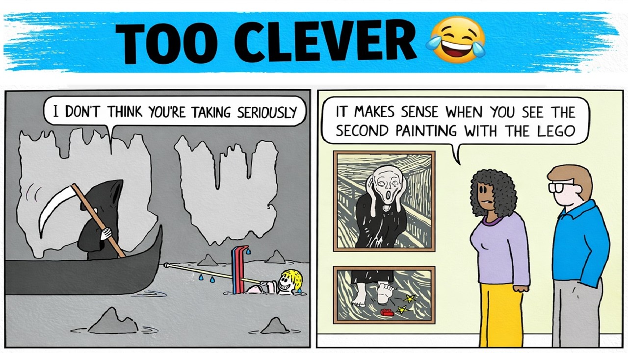Hilariously Clever One-Panel Comics With Genius Twists