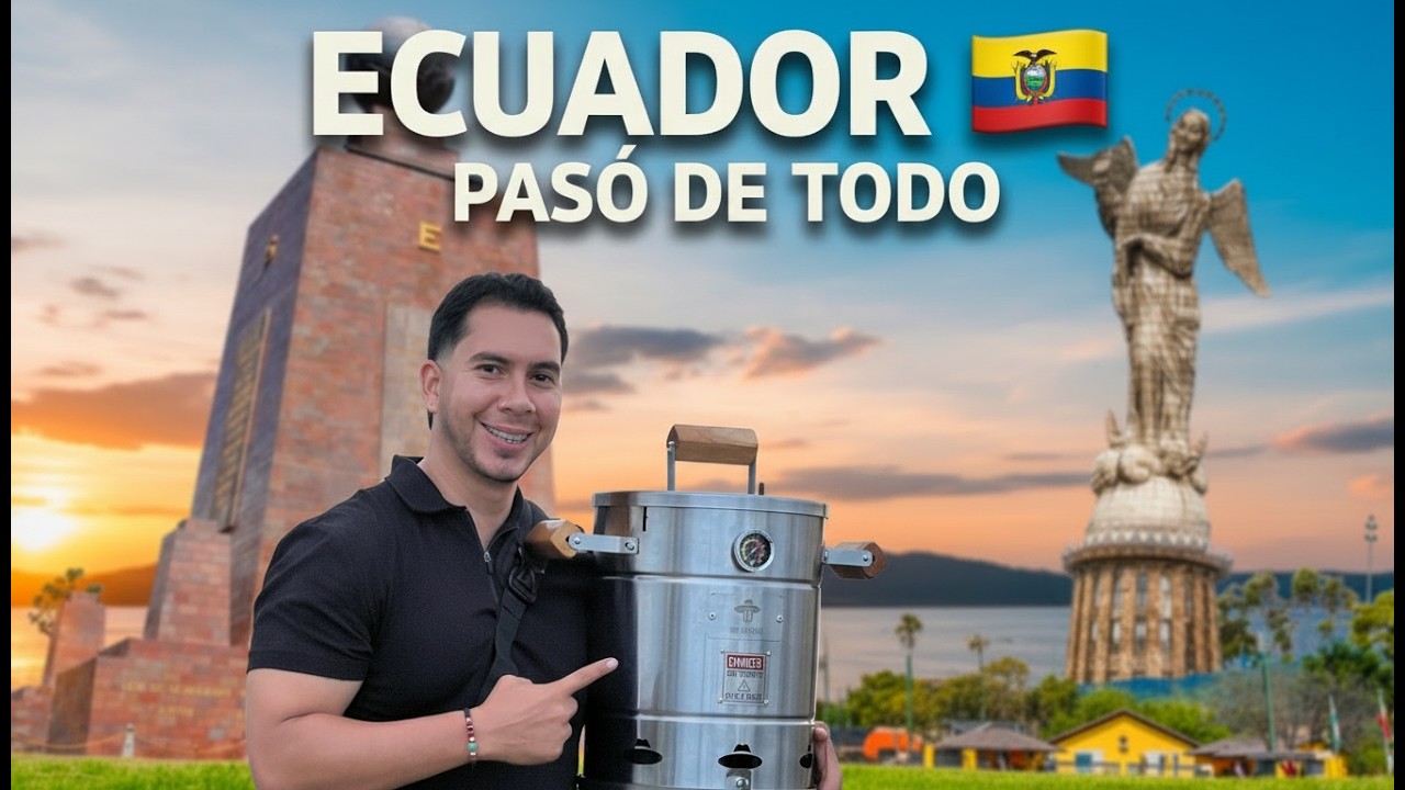 Cómo es un viaje de trabajo grabando contenido para mi EMPRESA (Ecuador)🇪🇨