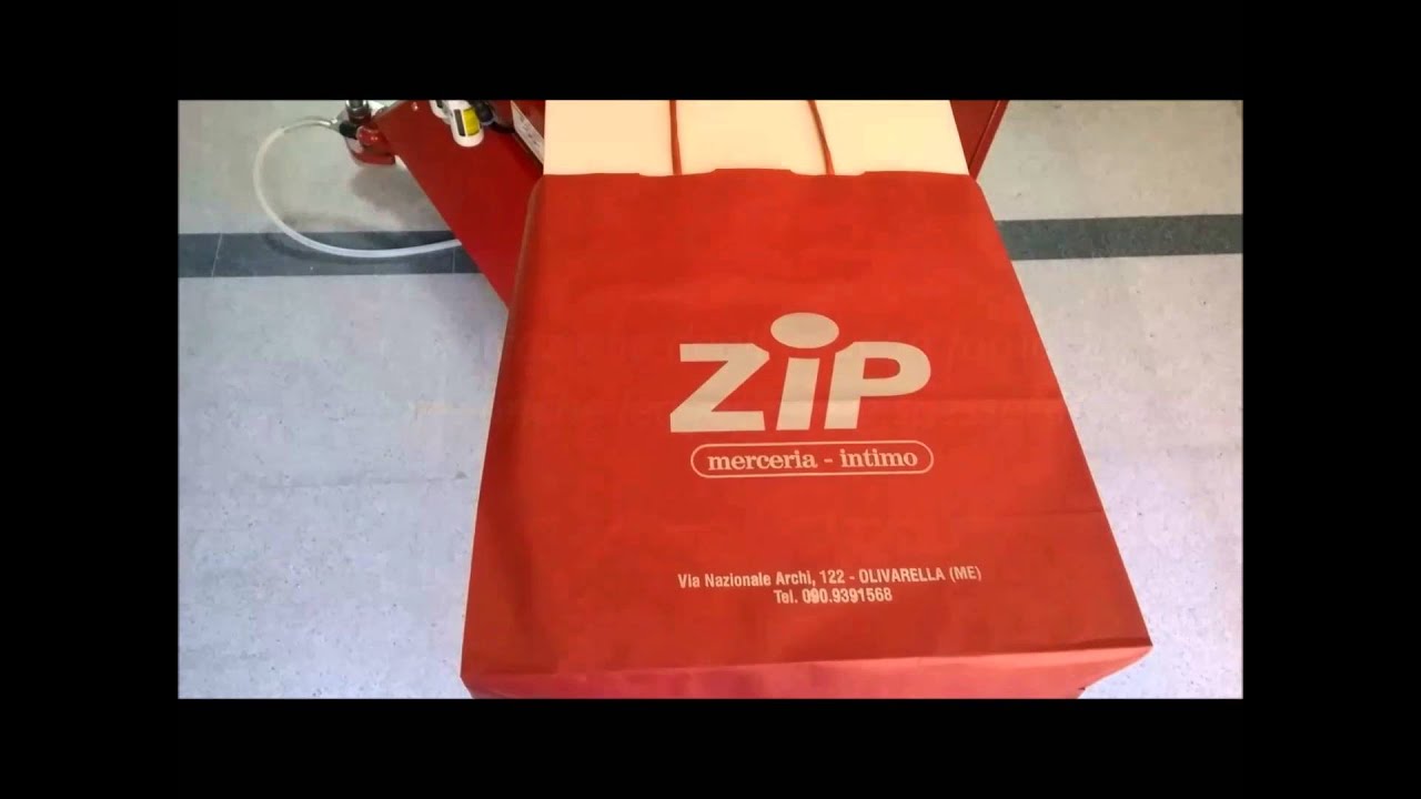 PERSONALIZZAZIONE SHOPPER CON TELAIO GOCCOPRO E SERIGRAFIA SEMIAUTOMATICA