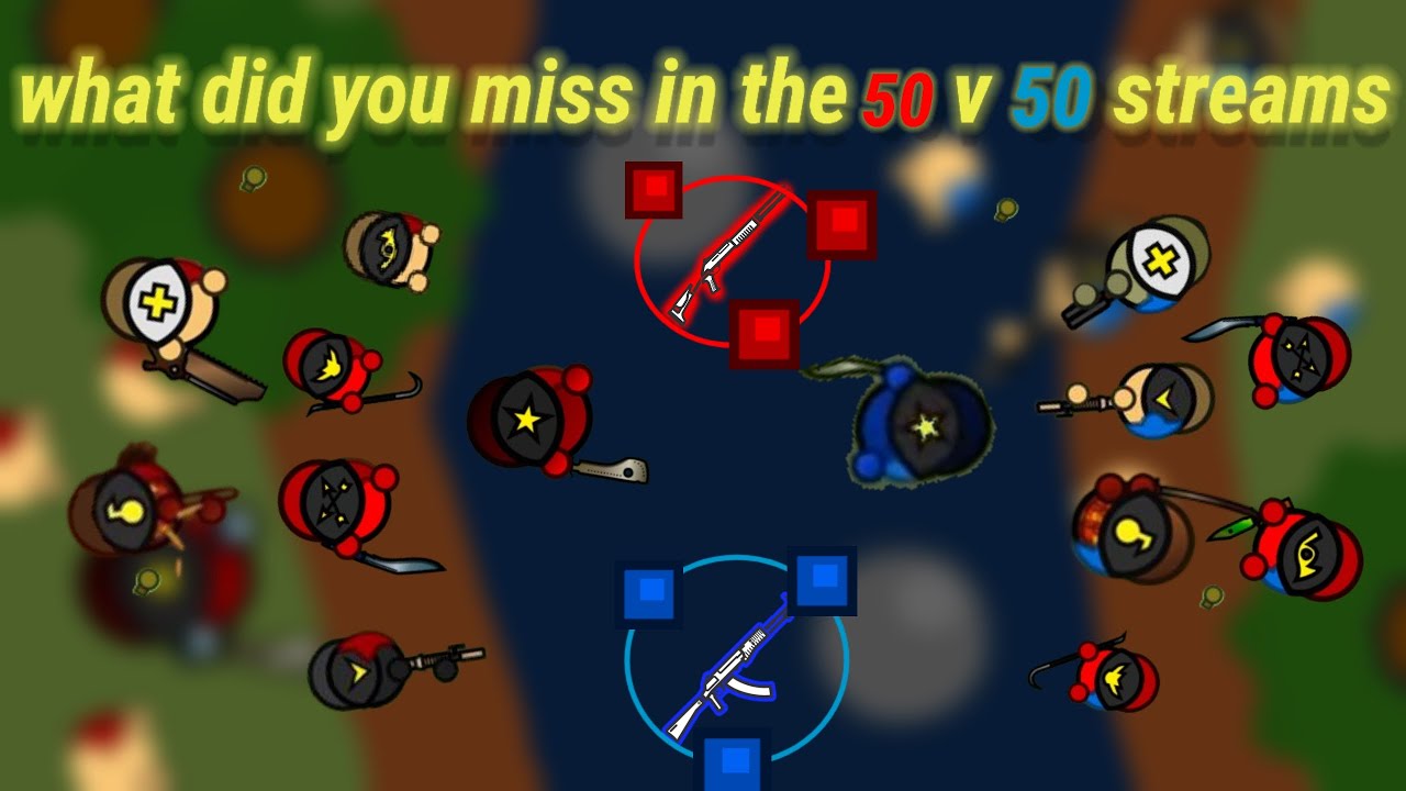 What did you miss in the streams part 1 50v50 edition/ survev.io surviv