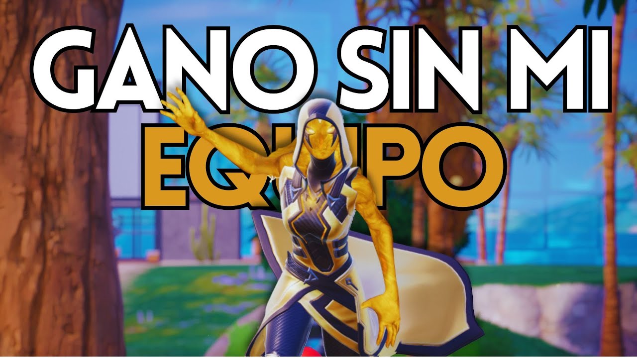 CUANDO TE QUEDAS SOLO EN UNA PARTIDA DE FORTNITE 😳