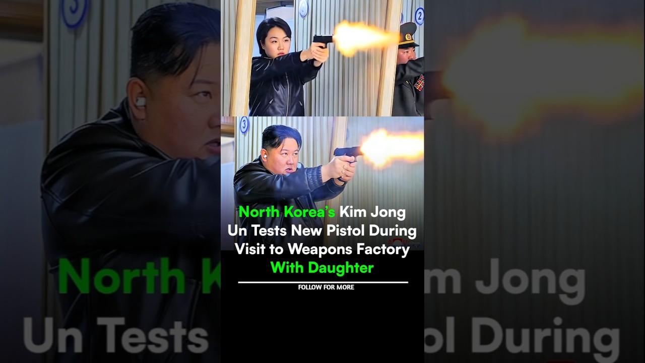 Kim Jong Un Visits Weapons Factory, Tests Newly Developed Pistol During Inspection