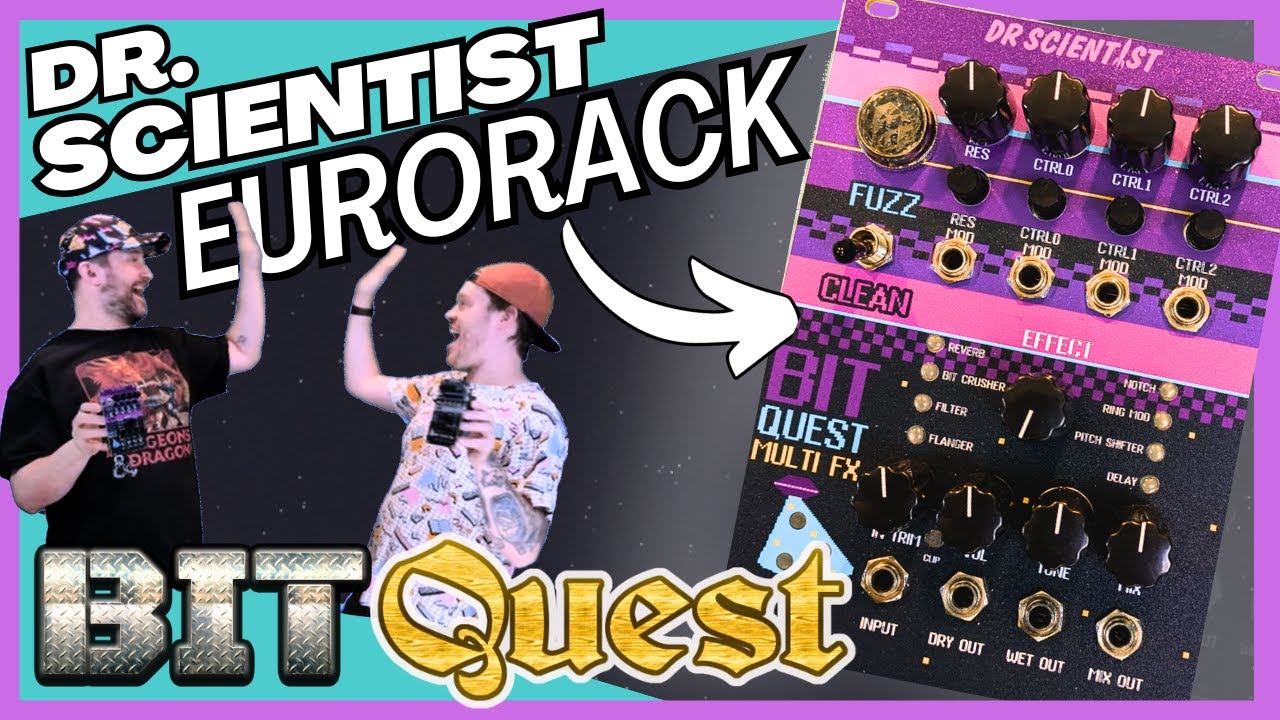 Dr. Scientist BitQuest goes modular!.....First adventures in Eurorack
