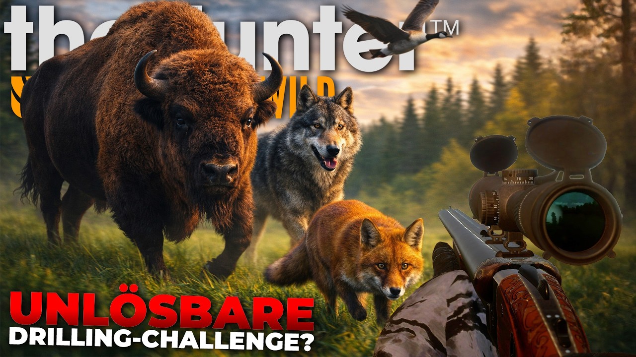 9 Karten, 9 Klassen, nur der Drilling – schaffe ich diese Challenge? 😳🔥 theHunter COTW