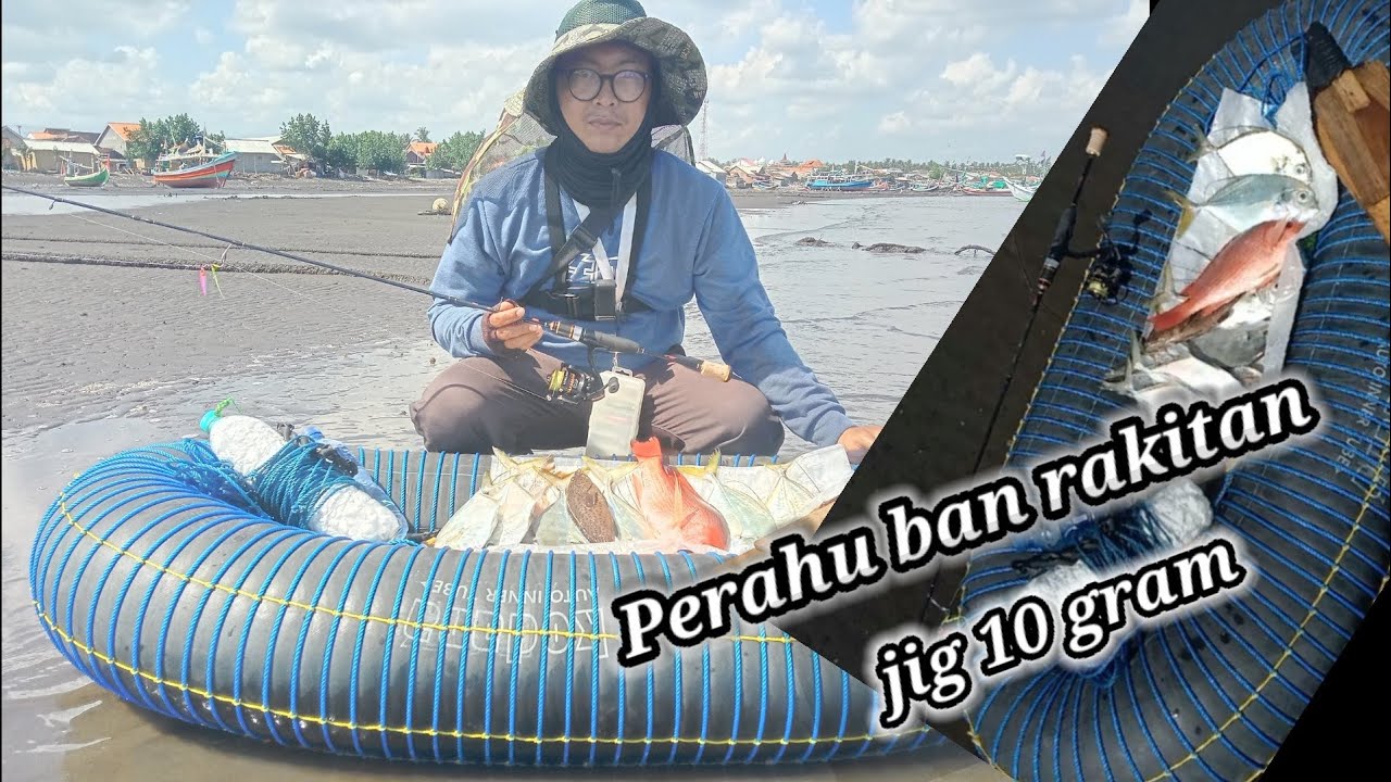 FULL CASTING MENGGUNAKAN PERAHU BAN || JIG 10 GRAM