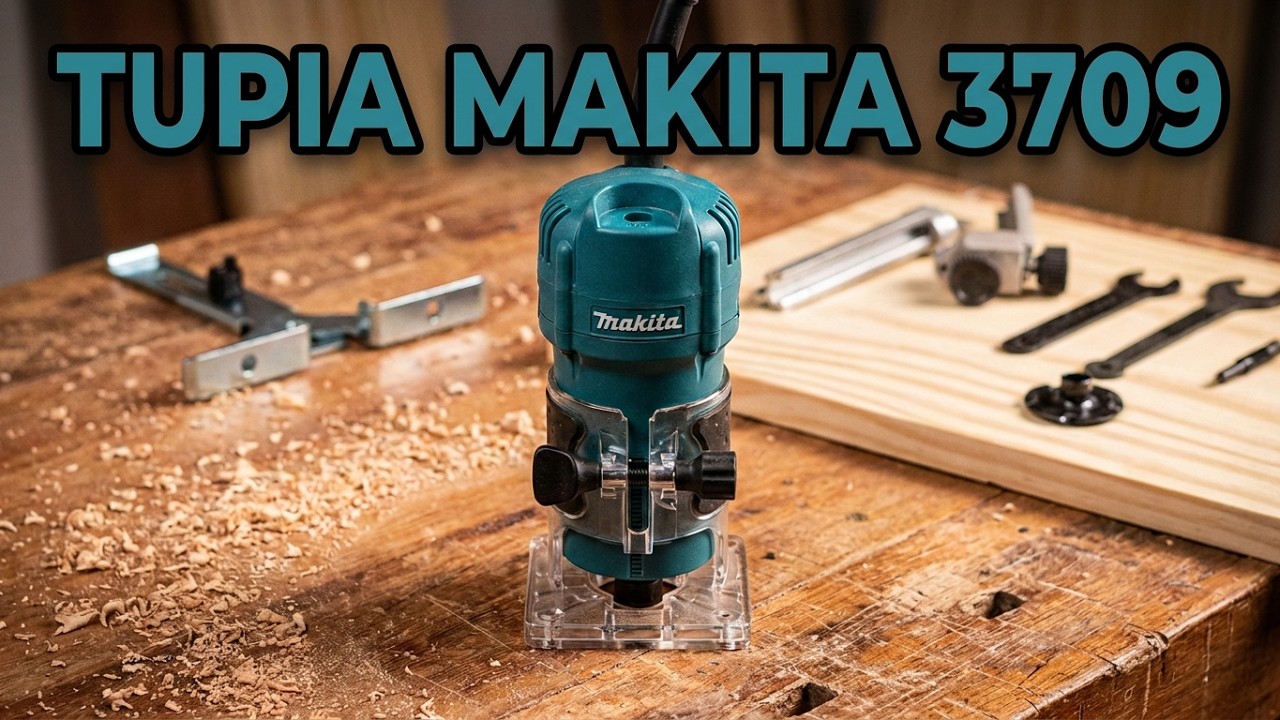TUPIA MAKITA 3709 TESTE DOS ACESSORIOS   e Dicas De Uso! #tupia #diy #whatsappstatus #woodworking