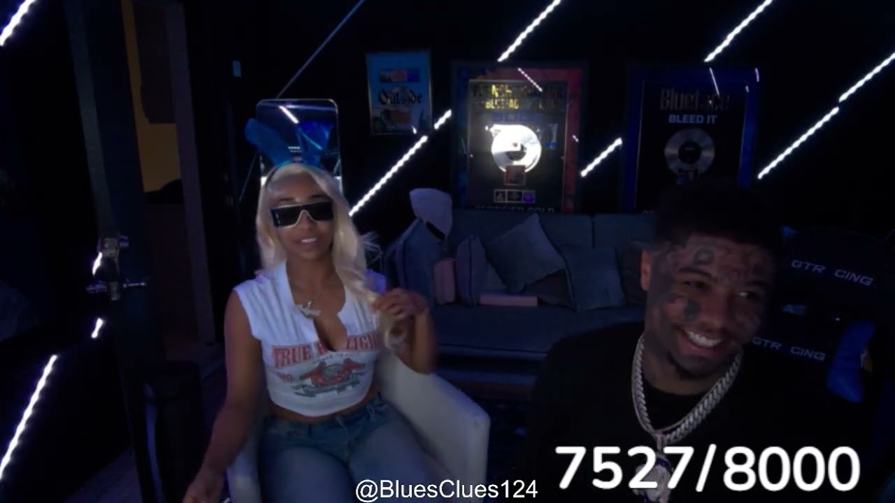 Blueface MEETS pinky doll #blueface #bluefacebaby #bluefacebleedem #bluefacedrama #shorts #viral 
