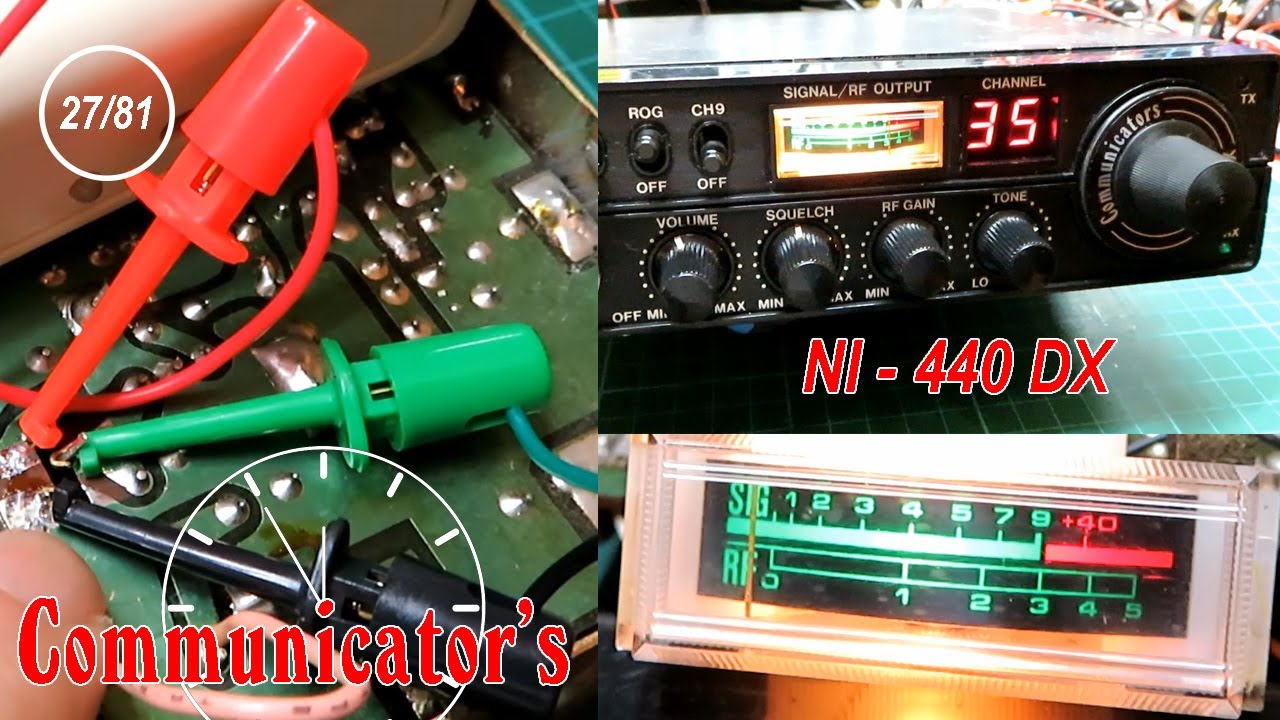RESIN PRINTING QUALITY REPLACEMENT KNOBS & A CB REPAIR THAT NEVER ENDS - COMMUNICATOR'S LCL NI440 DX