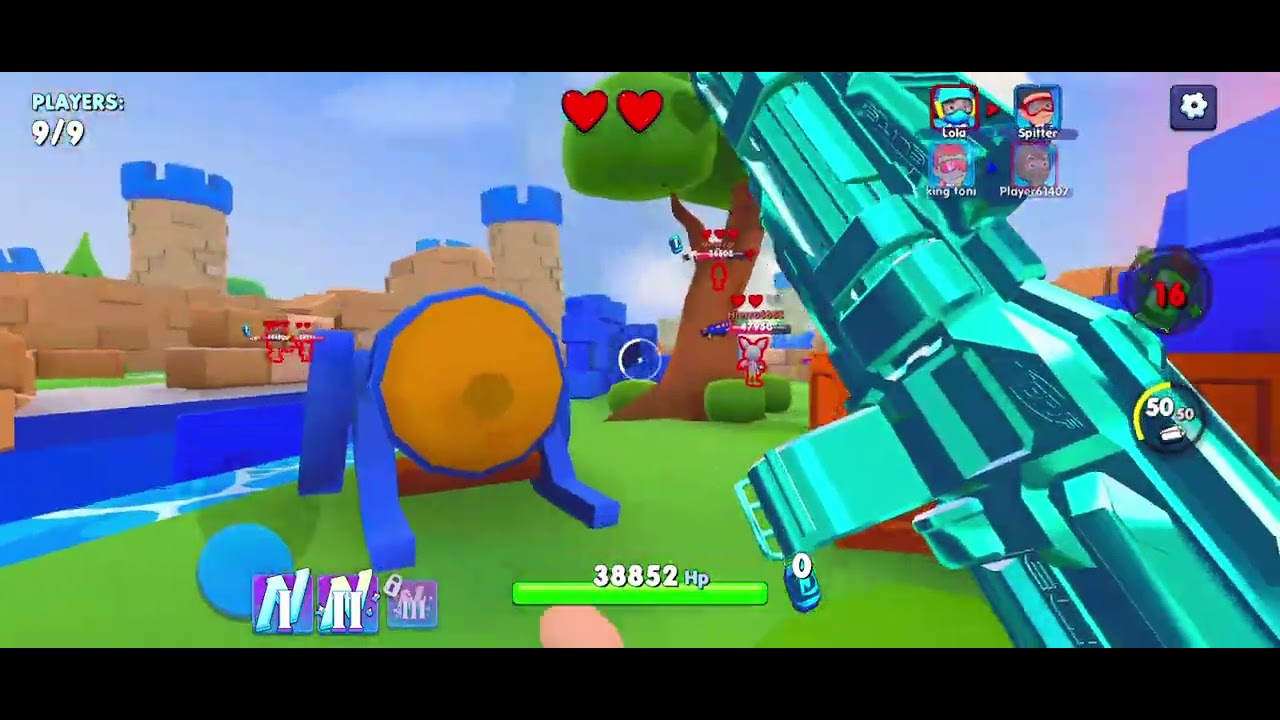 we are playing duels with Mr. Croat- the N. 1 player in Nerf Superblast!