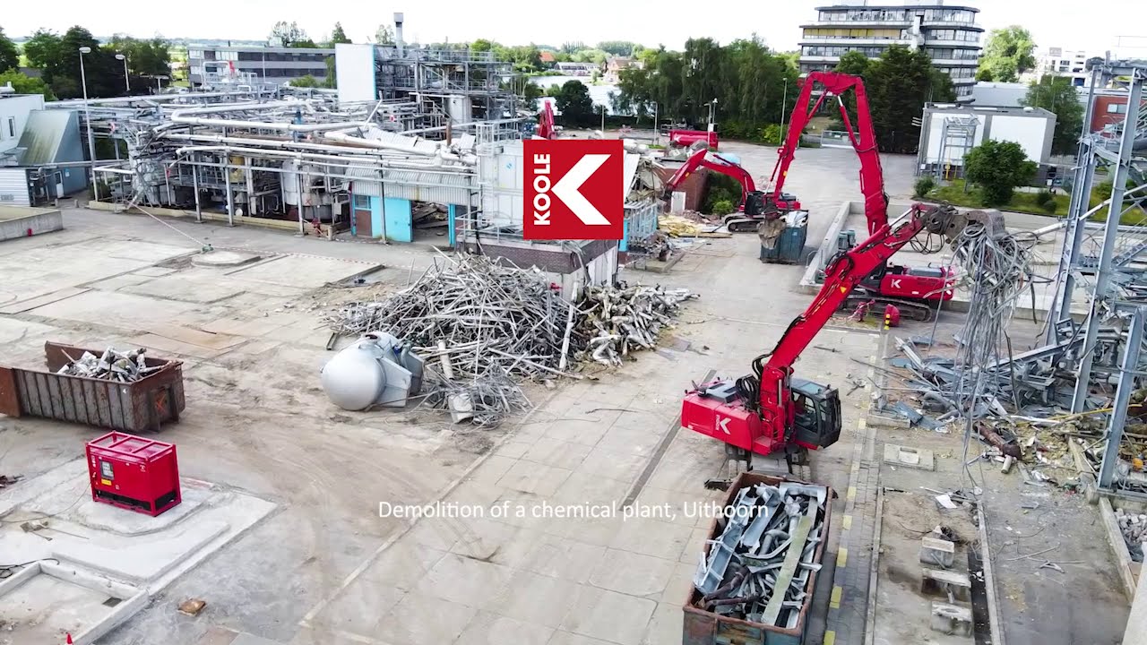 Demolition chemical plant