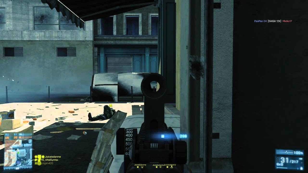 Battlefield 3: MTAR-21 (TAR) Close Quarters Gameplay