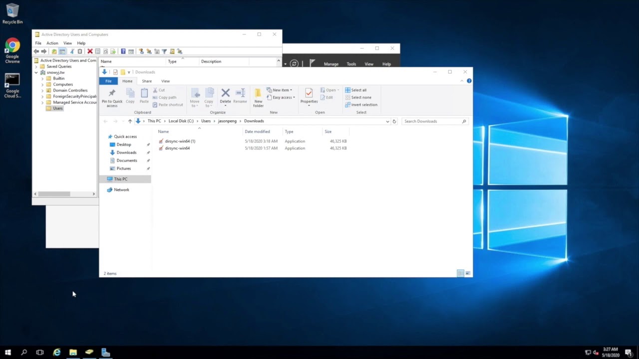 [GCP+ADFS 2/5] Install/Configure Google Cloud Directory Sync(GCDS) for AD sync - 為AD同步作GCDS安裝與配置