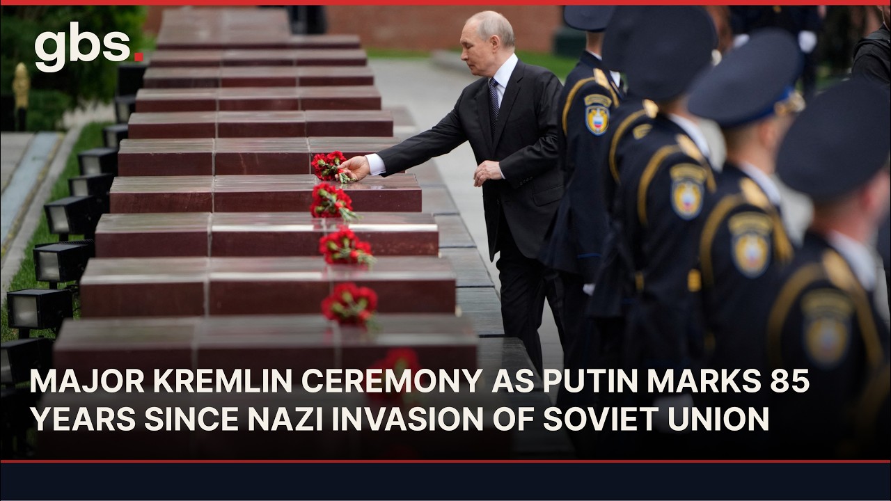 Historic Moscow Tribute: Putin Honors Soviet War Dead on Remembrance and Sorrow Day | AC1W