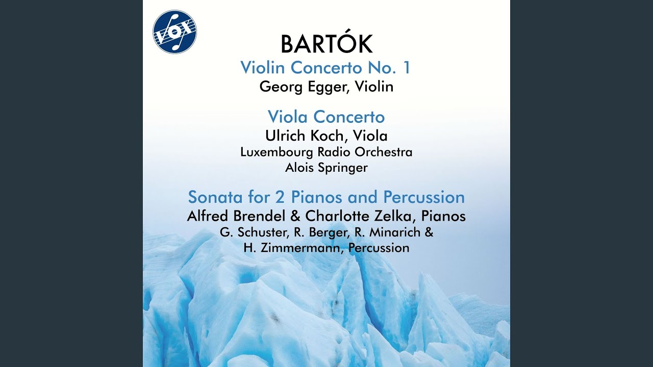 Viola Concerto, Sz. 120: I. Moderato -