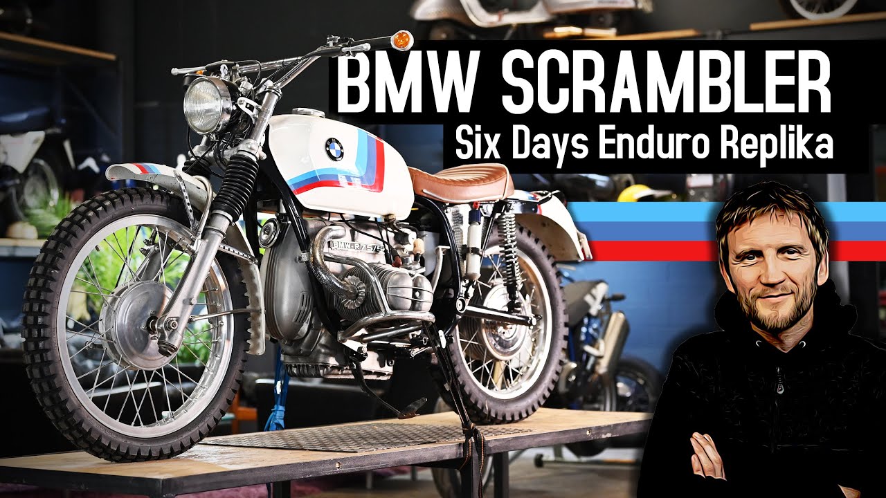 BMW Six Days Scrambler - Enduro Replika - einfach ein schönes Motorrad! Nachgebaut.