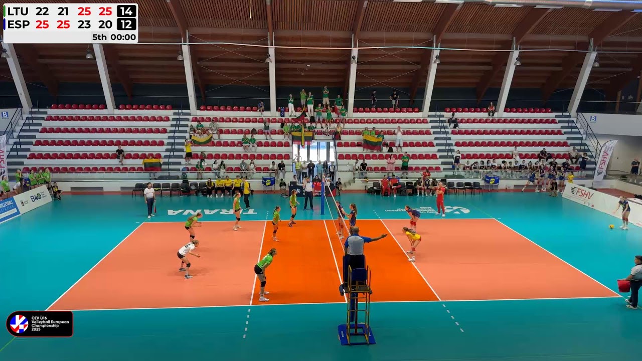 CEV U16 Champioship 2025
Lithuania - Spain